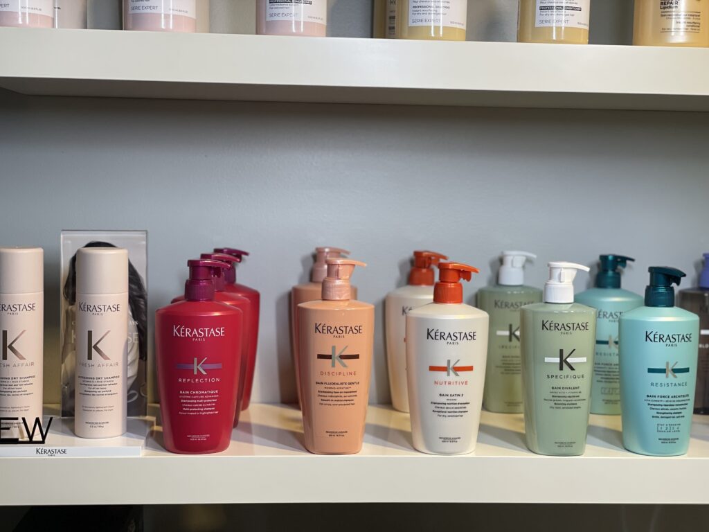 Hair care with Kérastase products
